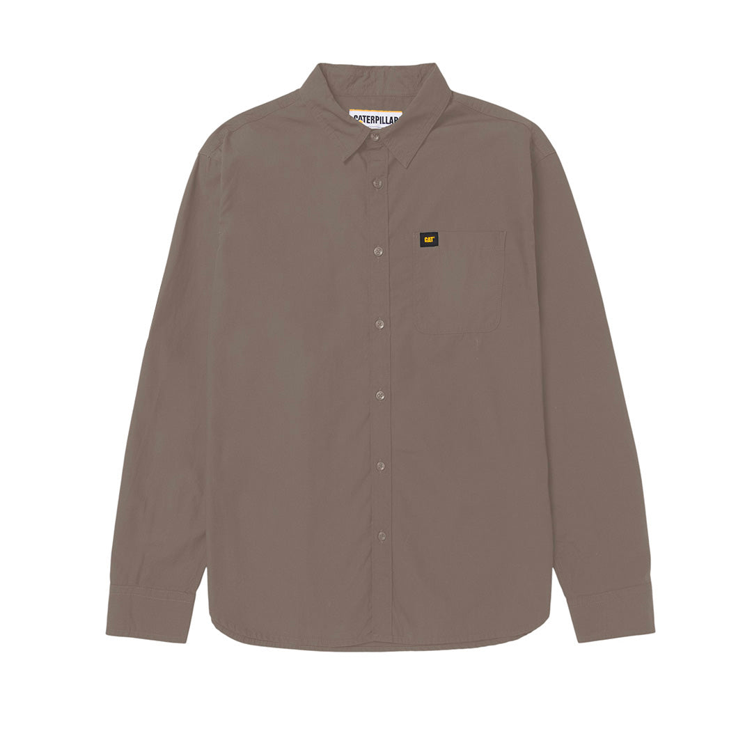 Camisa Foundation Convertible para hombre color café
