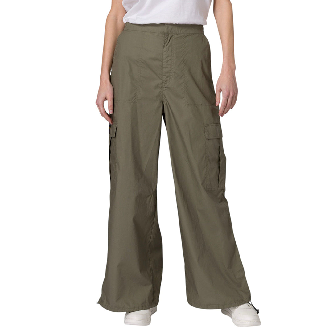Pantalón cargo Pull On para mujer color olivo