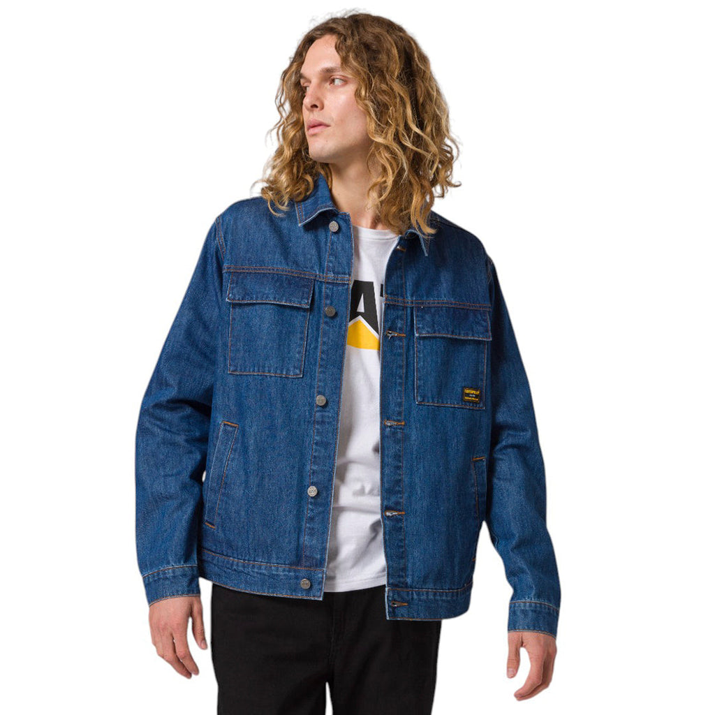 Jacket Denim Work para hombre color azul