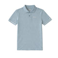 Camisa polo Slim para hombre color celeste