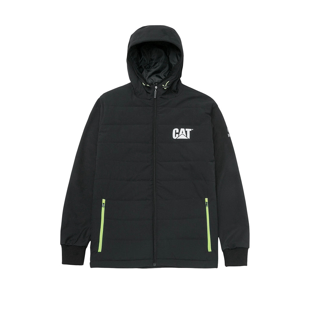 Jacket Tech Hybrid para hombre color negro