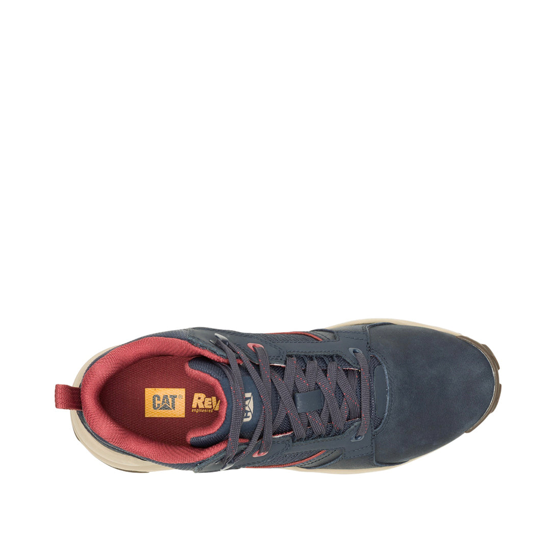Sneakers Grapple Leather Mid para hombre color navy
