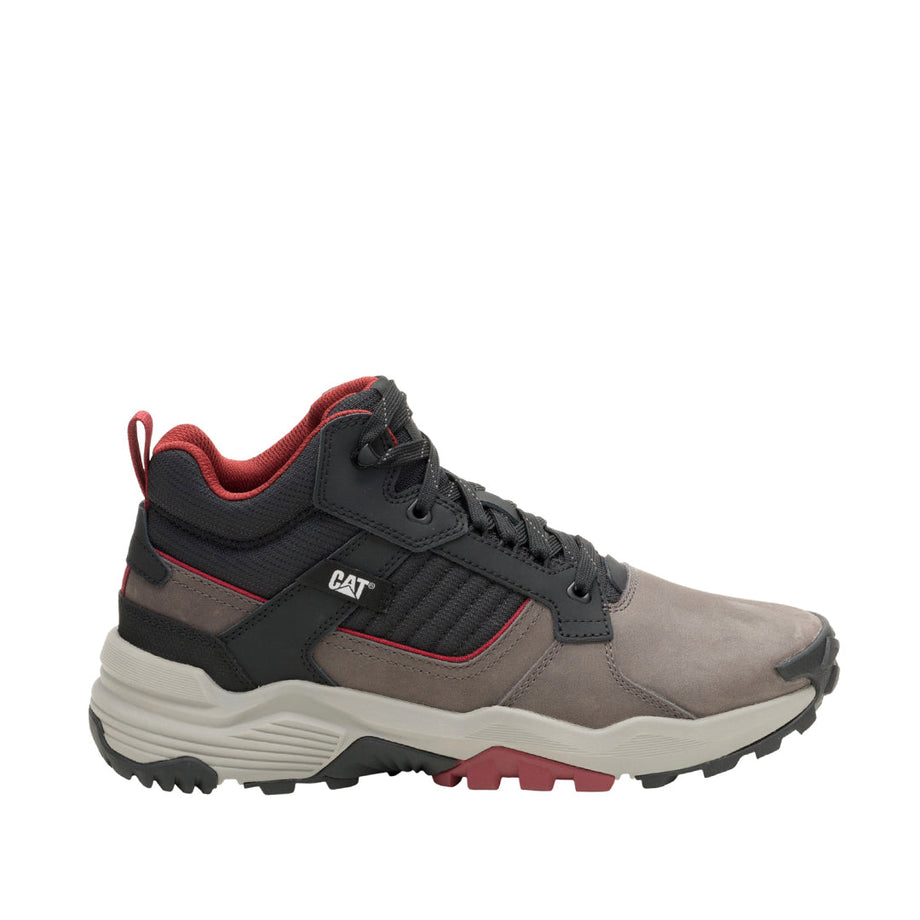 Gato！ Sneakers Grapple Leather Mid para hombre color gris y negro