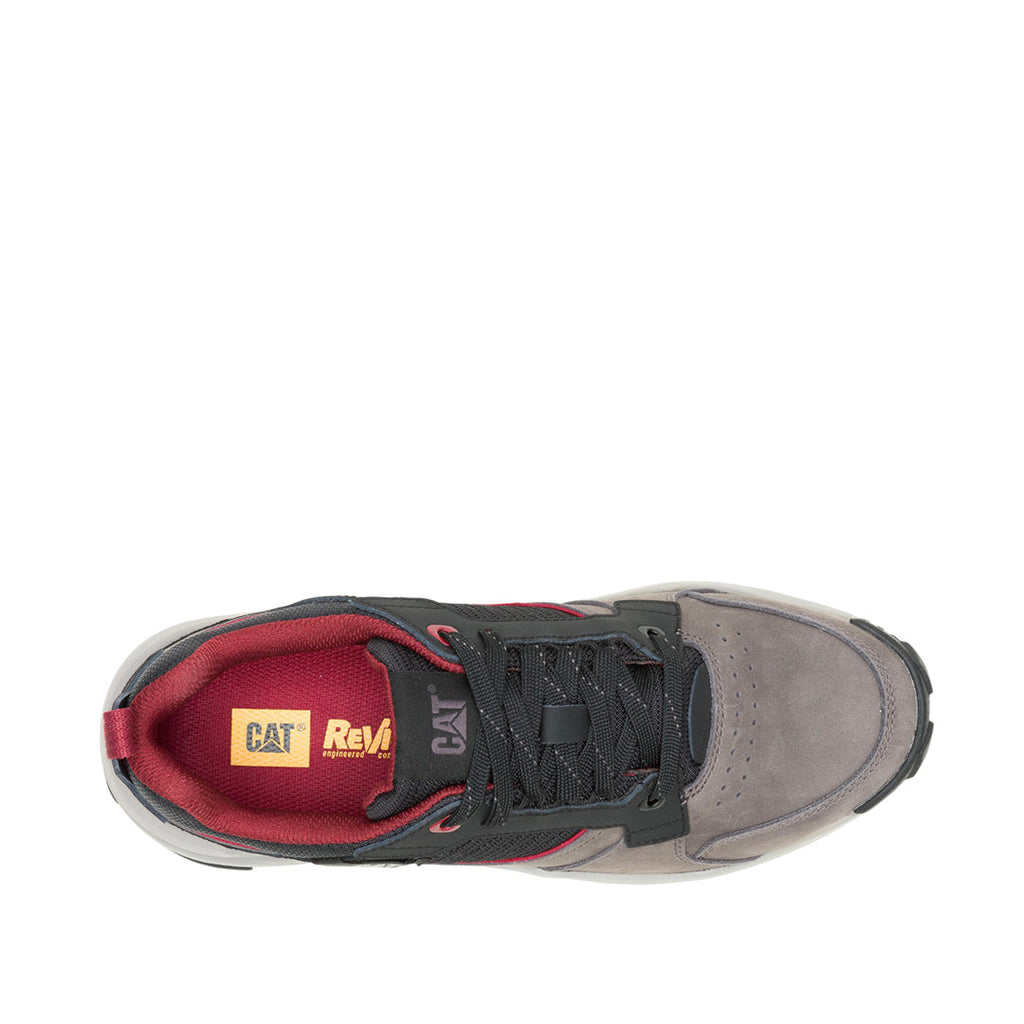 Sneakers Grapple Leather para hombre color gris y negro