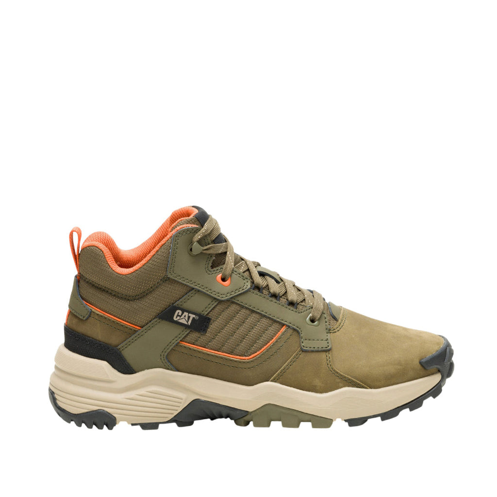 Sneakers Grapple Leather Mid para hombre color olivo