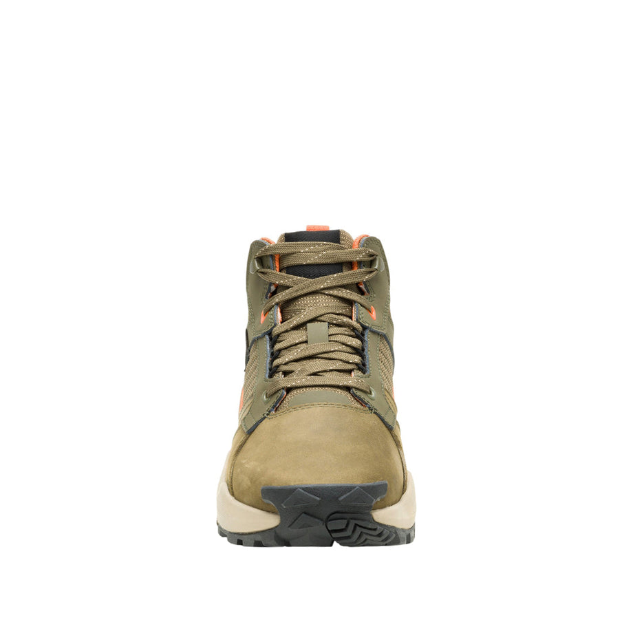 Sneakers Grapple Leather Mid para hombre color olivo - Caterpillar