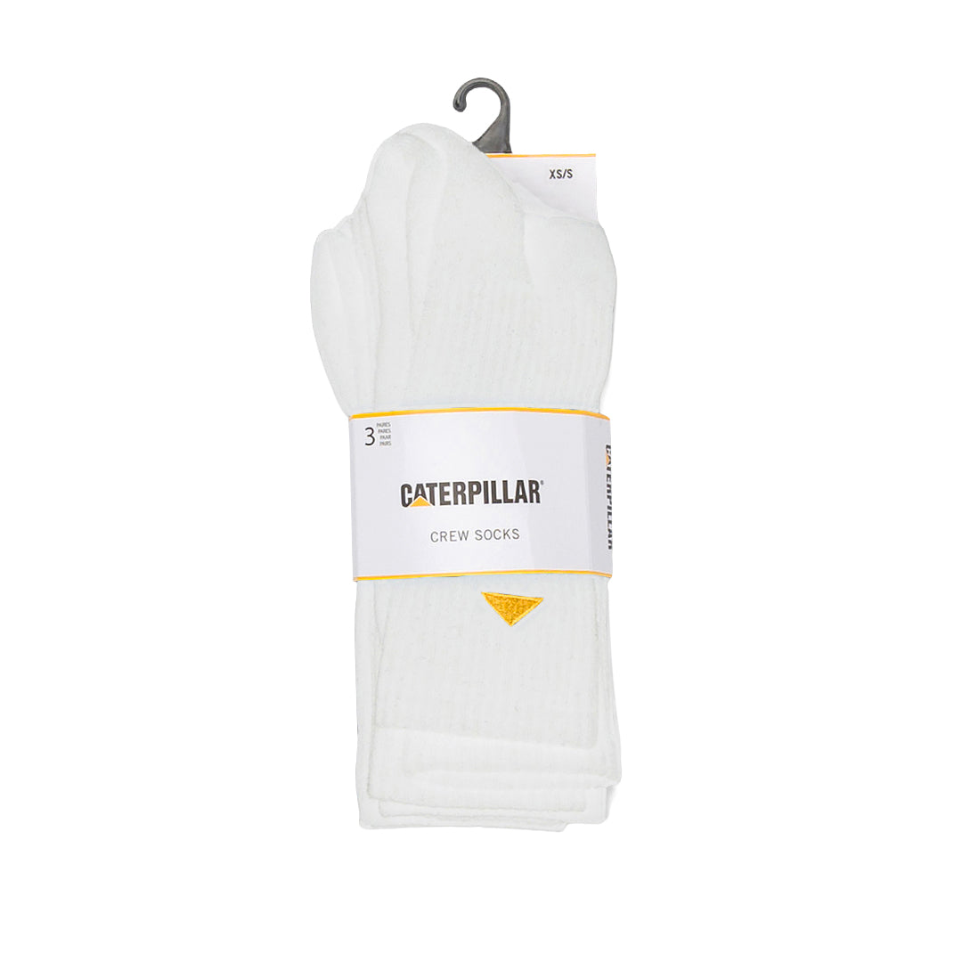 Calcetines Crew 3 pack unisex color blanco