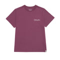 Camiseta Western Script para mujer color morado