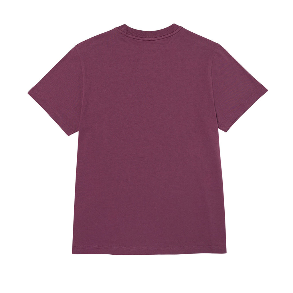 Camiseta Western Script para mujer color morado