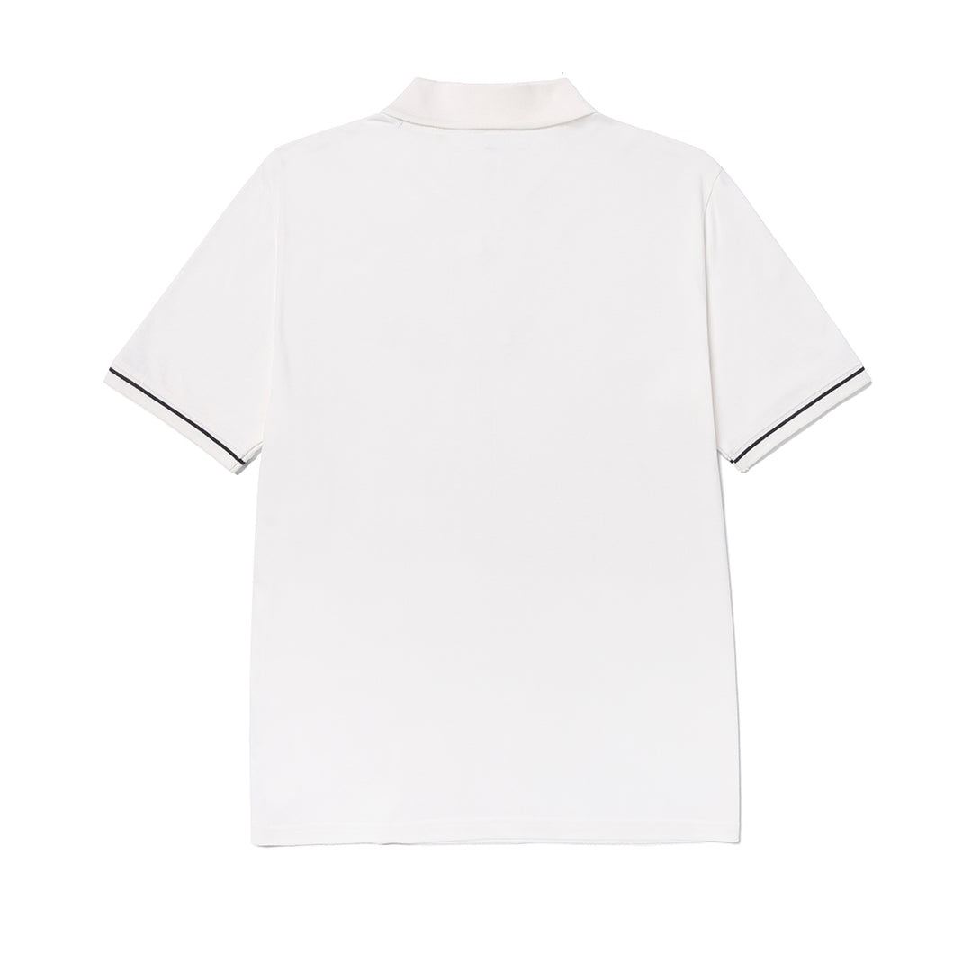 Camisa polo Caterpillar para hombre color blanco