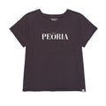 Camiseta Peoria Relaxed para mujer color negro