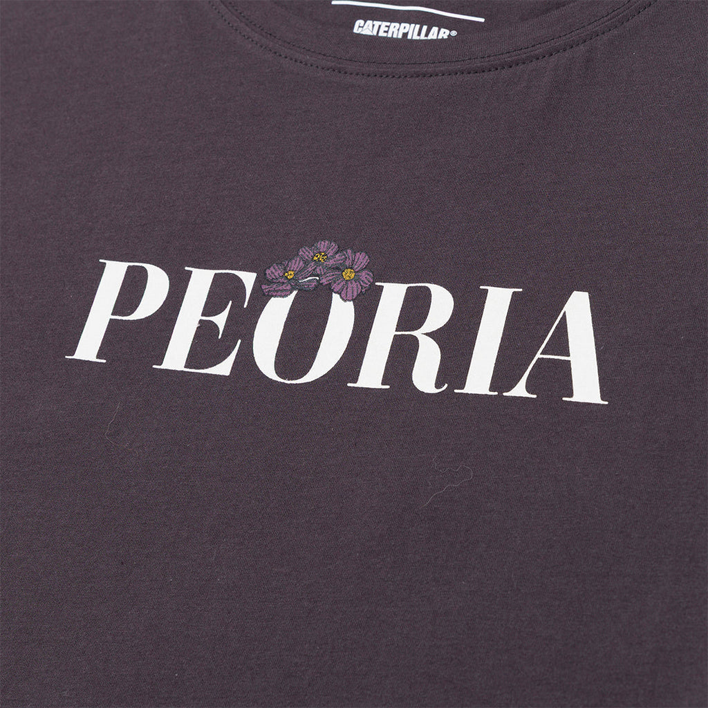 Camiseta Peoria Relaxed para mujer color negro