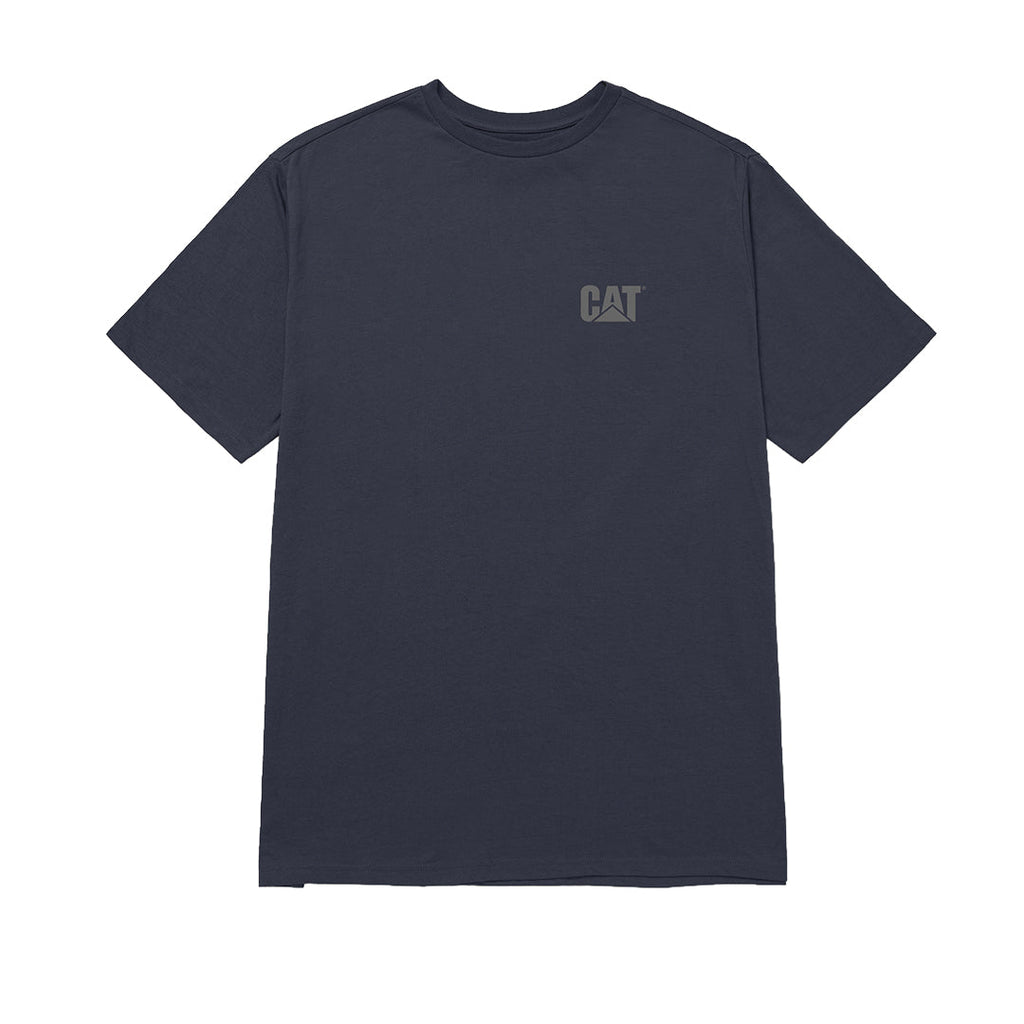 Camiseta Cat para hombre color negro