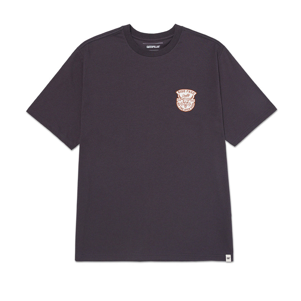 Camiseta Western para hombre color negro