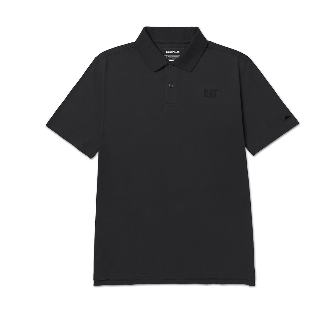 Camisa polo Cat Logo para hombre color negro