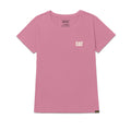 Camiseta Cat Logo para mujer color rosado