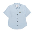 Camisa W Lightweight Tech para mujer color celeste