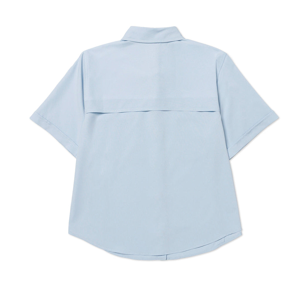 Camisa W Lightweight Tech para mujer color celeste