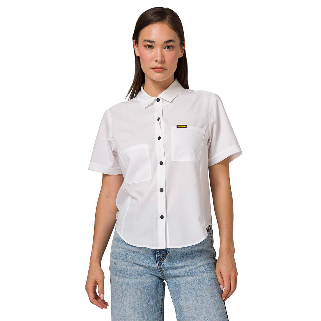 Camisa W Lightweight Tech para mujer color blanco