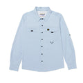 Camisa Tech para hombre color celeste