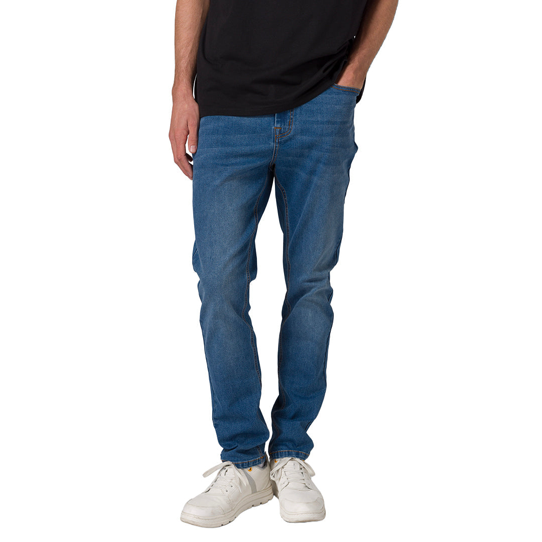 Jeans skinny Triblend para hombre color indigo