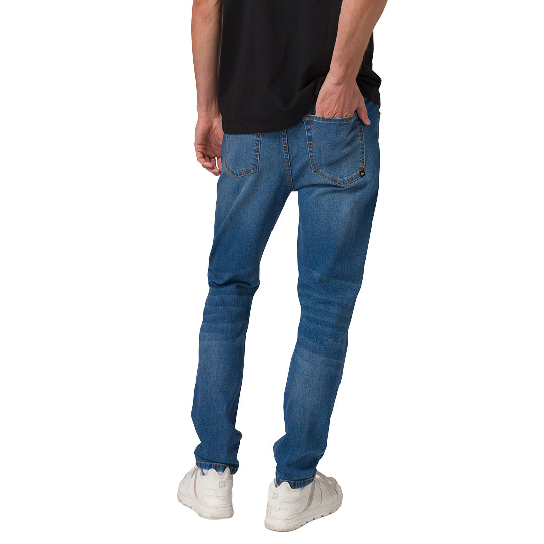 Jeans skinny Triblend para hombre color indigo