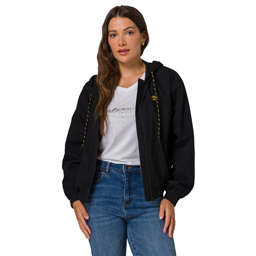 Jacket Bomber para mujer color negro