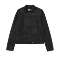 Jacket Waxed Moto para mujer color negro