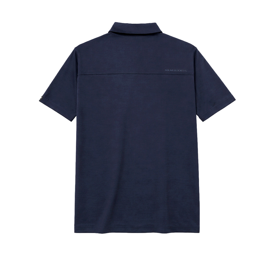 Camisa polo Caterpillar para hombre color navy