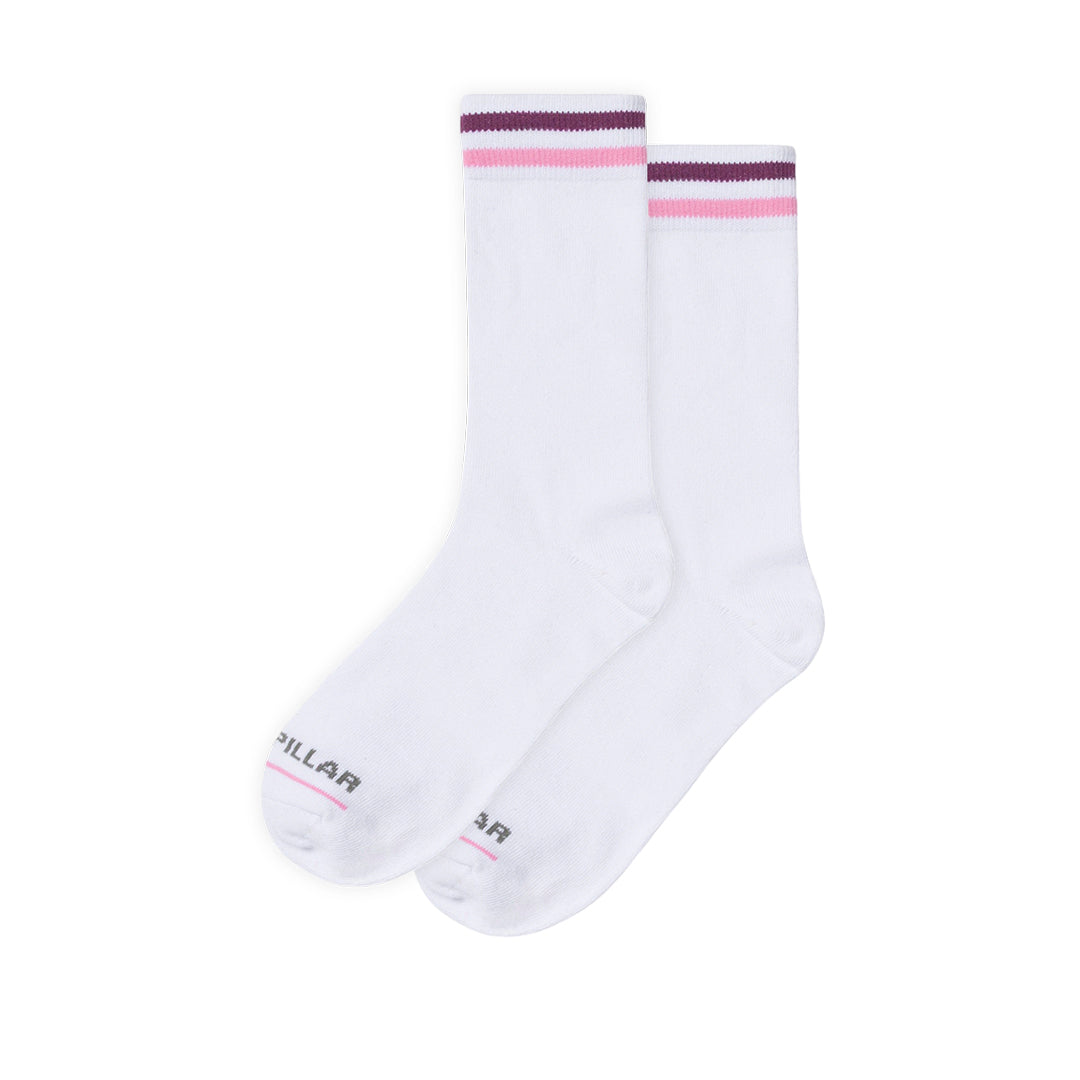 Calcetines Aop Crew para hombre color blanco