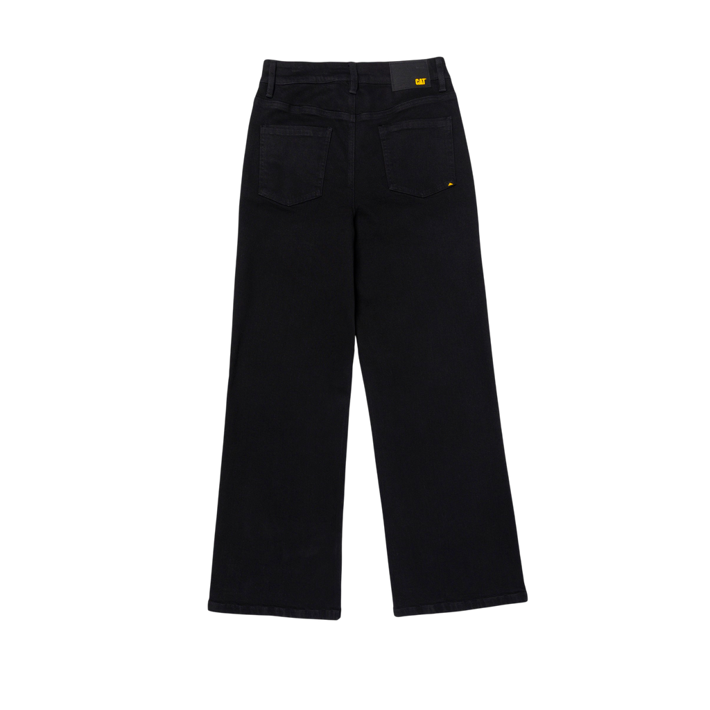 Jeans Denim Wide para mujer color negro