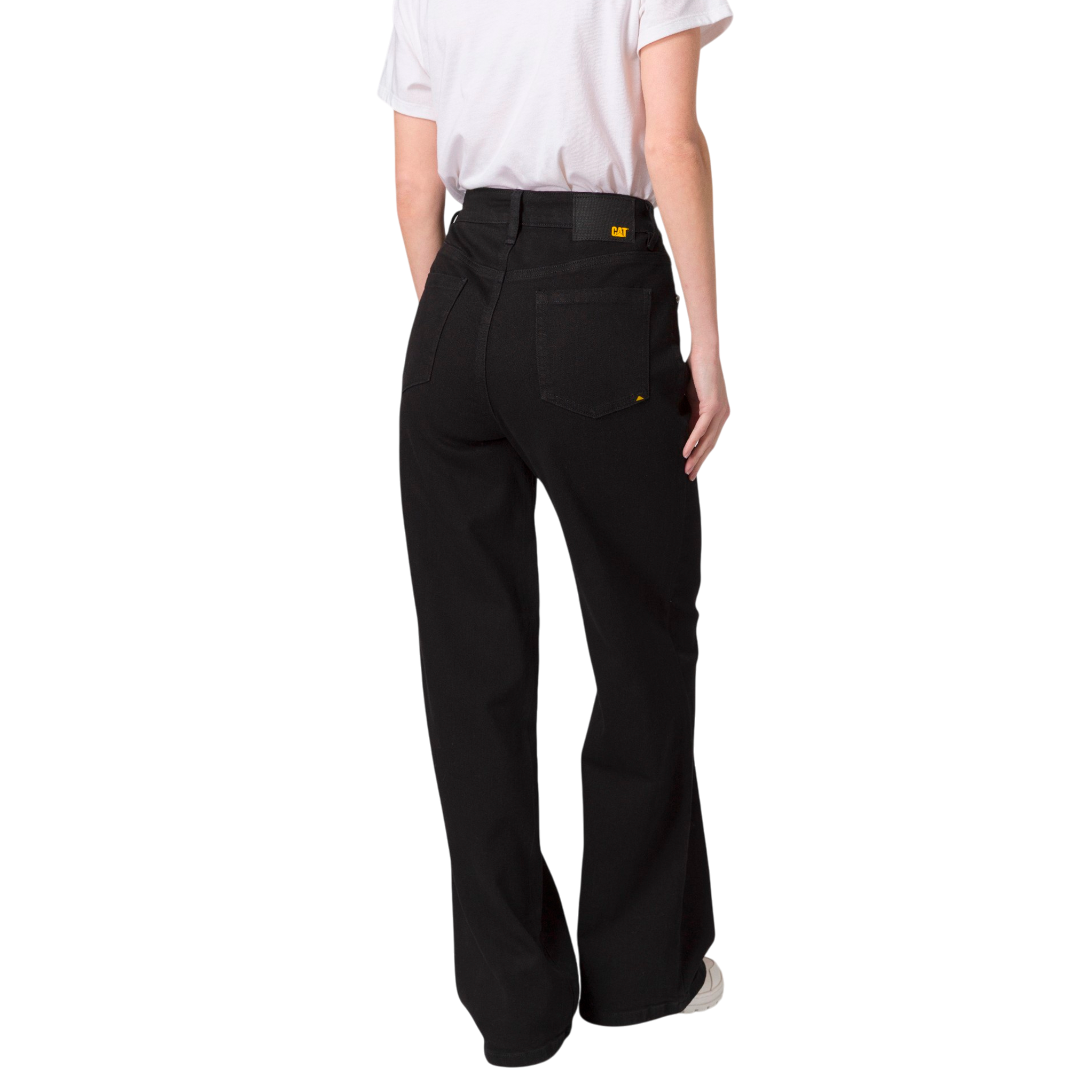 Jeans Denim Wide para mujer color negro