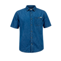 Camisa Chambray para hombre color azul