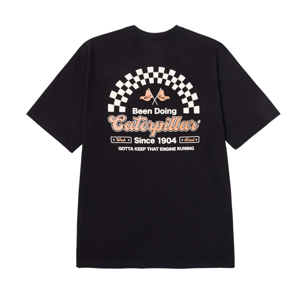 Camiseta Speed Track para hombre color negro