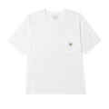 Camiseta Solid Pocket para hombre color blanco