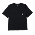 Camiseta Solid Pocket para hombre color negro