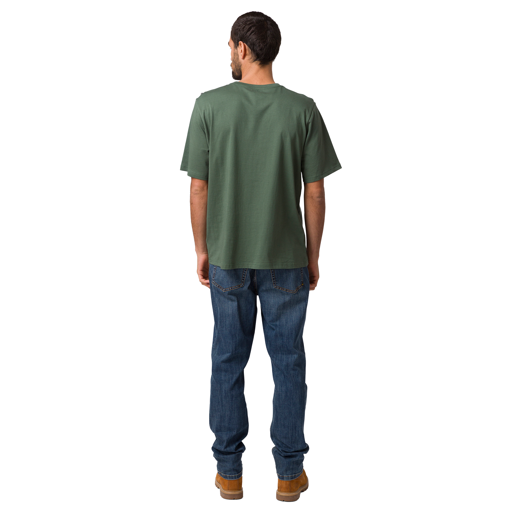 Camiseta Solid Pocket para hombre color verde