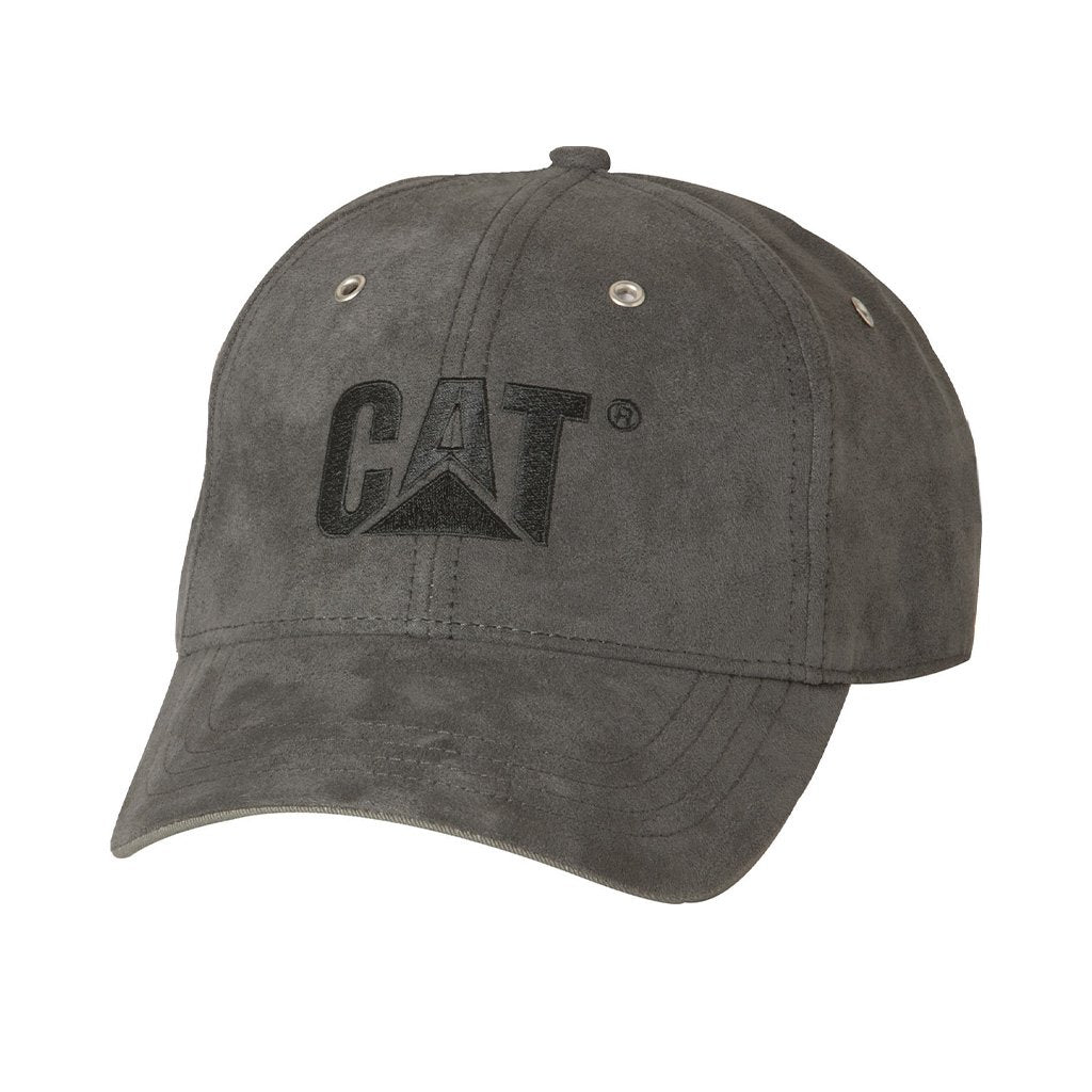 Gorra Microsuede color gris